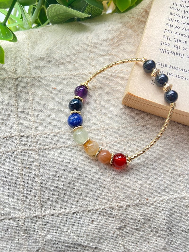 Seven Chakras Collection - Piece 5 - Bracelets - Semi-Precious Stones Multicolor