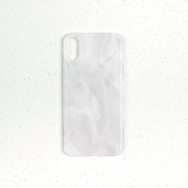 Mod NX dedicated single buy back / groove Stone texture - Persian gray series for iPhone - Phone Accessories - Plastic Gray