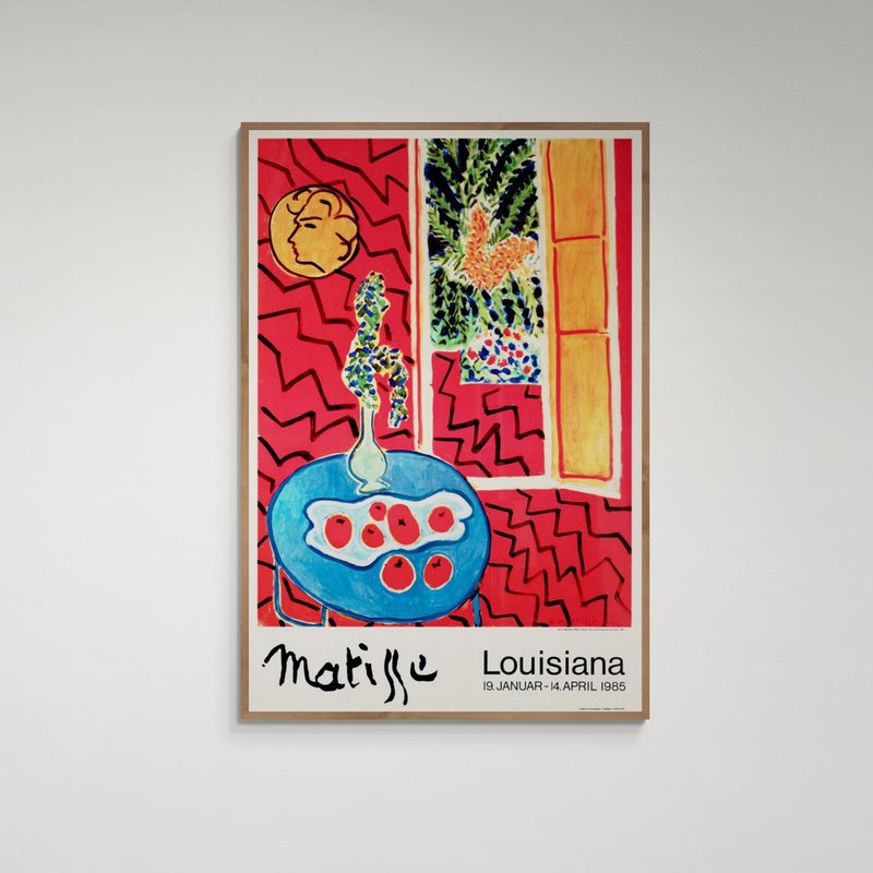 【原裝海報】馬諦斯 Henri Matisse | 紅色內部與展示 (1947) - 海報/掛畫/掛布 - 紙 