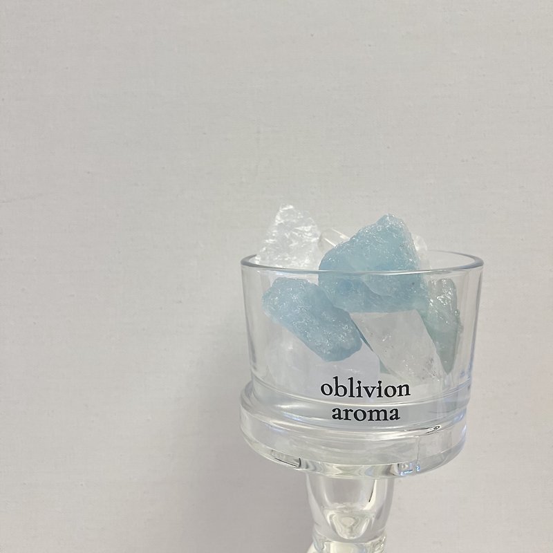 New Year Waterproof, Academic and Career Natural Crystal Diffusing Stone White Crystal + Aquamarine - น้ำหอม - วัสดุอื่นๆ 