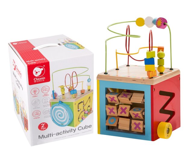 Multi activity Cube Shop classicworldtoys Kids Toys Pinkoi