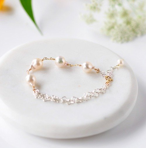 アコヤバロック　ブレスレット　925SV アコヤバロック ブレスレット 925SV