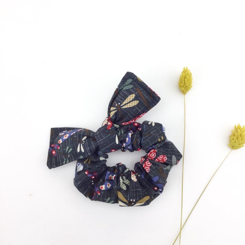 甜甜圈蝴蝶髮束---特價出清 - 髮夾/髮圈 - 棉．麻 