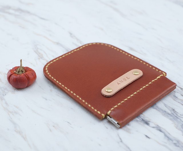 Small leather handmade coin purse - Shop Vintage Leather Spting Leather  Goods - Pinkoi