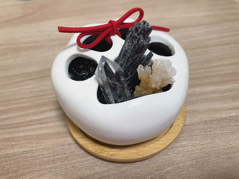 訂製 | 貓掌系列迷你晶礦組盆 | 居家擺飾 - 擺飾/家飾品 - 水晶 多色