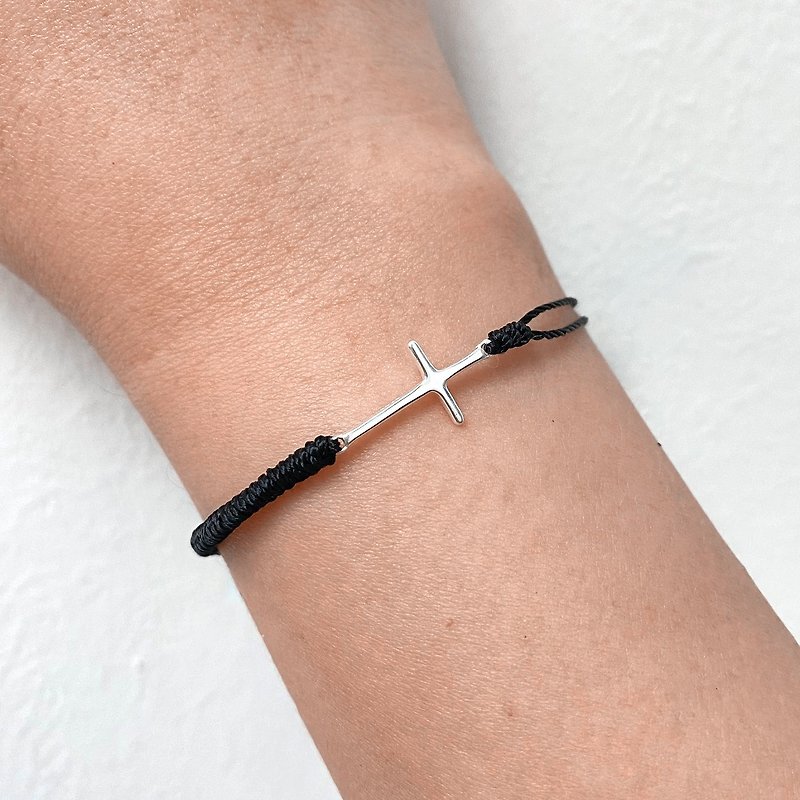 Cross Bracelet | Christ Bracelet | Love Bracelet | Christian Bracelet - สร้อยข้อมือ - เงิน 