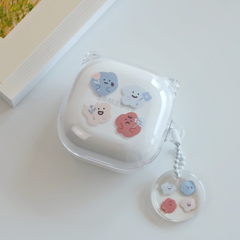 小花喜怒哀樂 Samsung Galaxy Buds 系列 耳機保護套 耳機殼 - AirPods/耳機保護套 - 塑膠 透明