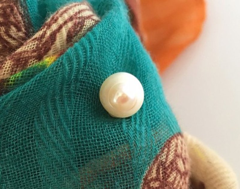Freshwater pearl ◇ Sea grain pin brooch 3 - Brooches - Gemstone 