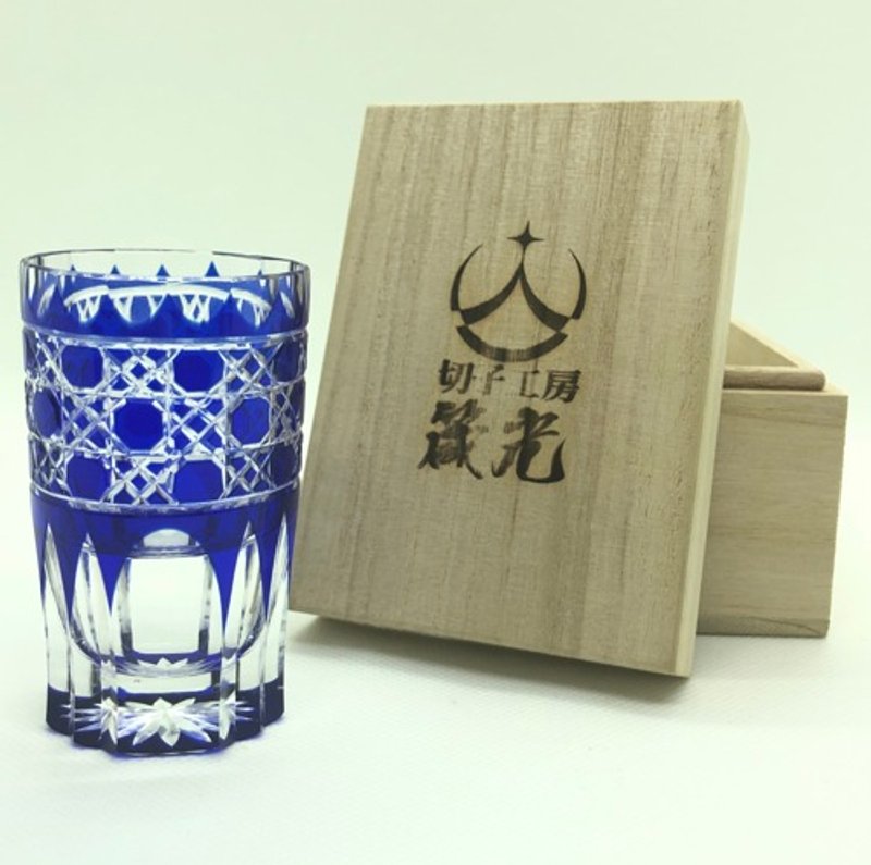 Octagonal basket pattern shot glass - ถ้วย - แก้ว 