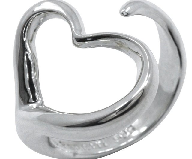 ティファニー/SV925 オープンハートリング/エルサ・ペレッティ/12号/新品仕上げ済み(7061) 美品 ティファニー エルサペレッティ オープンハート リング 約7号