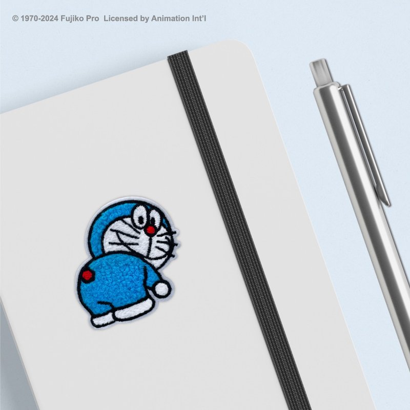 JzFun / Doraemon QQ wool embroidery decorative stickers (return) - เย็บปัก/ถักทอ/ใยขนแกะ - งานปัก หลากหลายสี