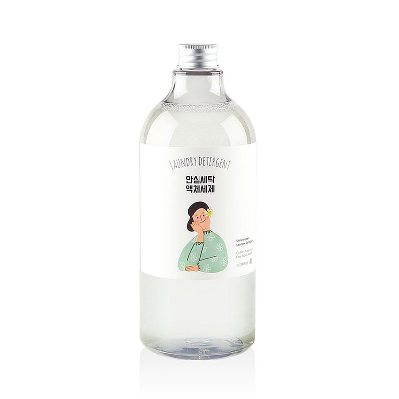 Korea SHINE MAKERS pure cotton fragrance laundry detergent - Laundry Detergent - Concentrate & Extracts White