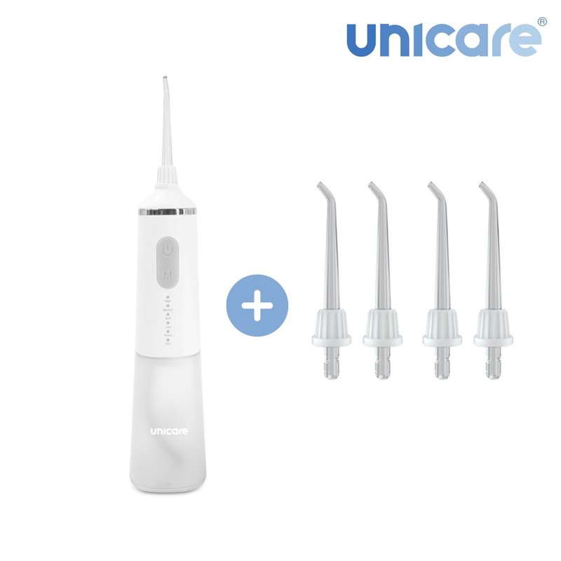 Oral health care combination-unicare USB charging portable high-efficiency electric dental rinser + standard nozzle set - Other Small Appliances - Other Materials White