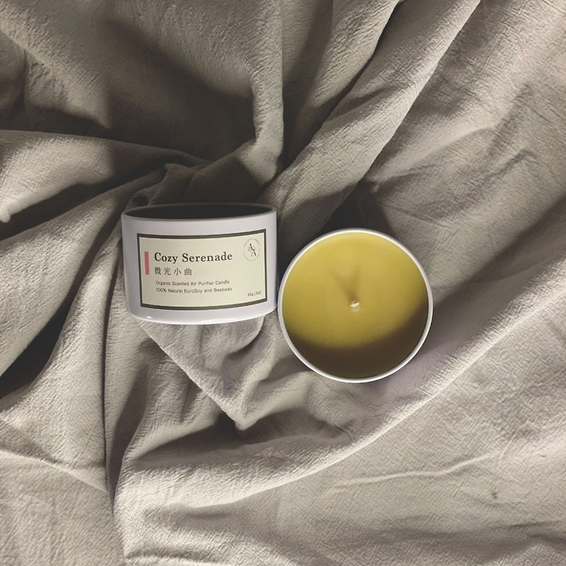 Glimmer Ditty | Stress Relaxing French Fir Beeswax Scented Candle Purifies the Air 85g - Fragrances - Essential Oils 