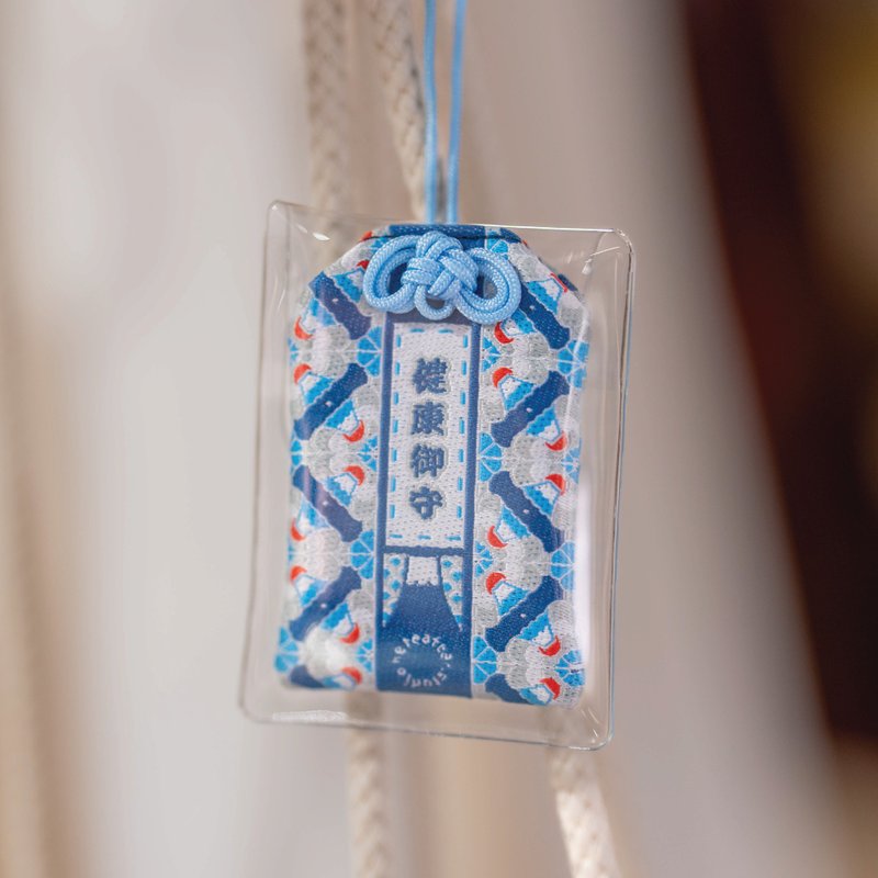 【Gomori】Health/Dark Blue Mt.Fuji - Charms - Cotton & Hemp Blue