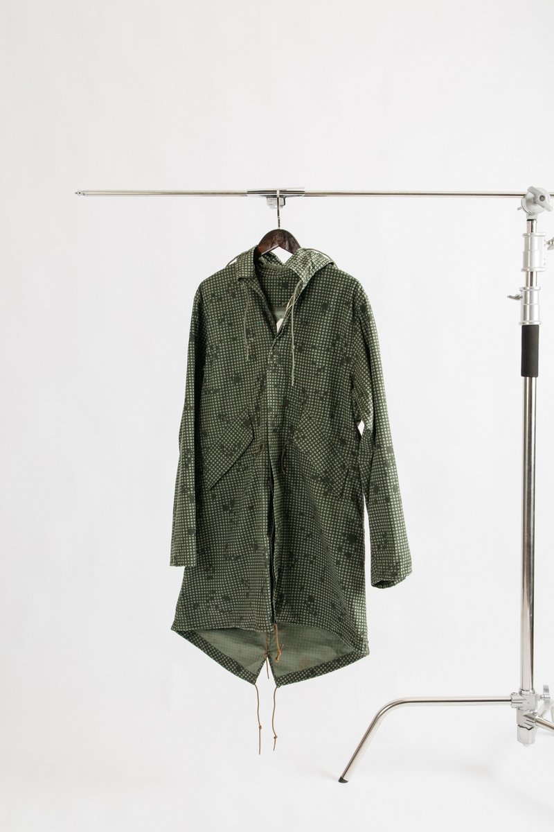 Desert Night Camouflage Coat [First Love Sales Shop] E191 - Men's Coats & Jackets - Cotton & Hemp Green