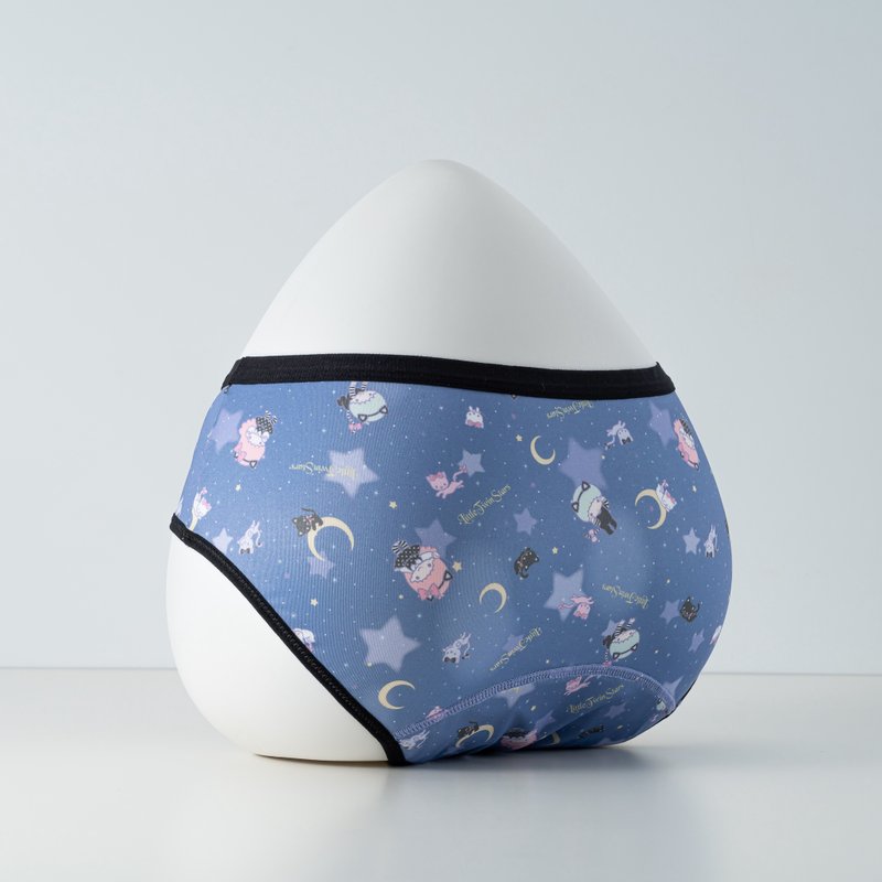 【月亮褲】【雙星仙子 X 月亮褲】日用星空紫中腰月亮褲 - 布衛生棉/生理用品 - 其他材質 