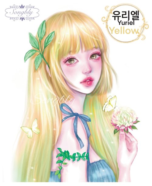 韓国作家 songblyさん 女の子ステッカー 大量まとめ売り（紙もの） m40541285451_1.jpg?1742626978