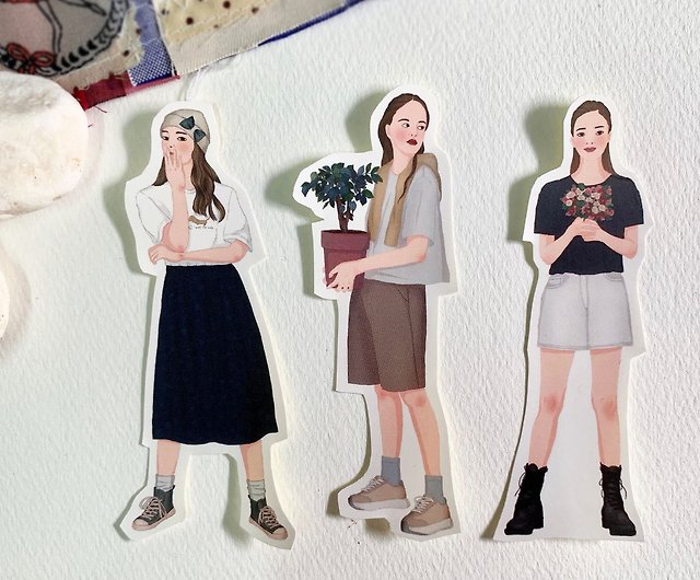 Fashion Girl Aesthetic Stickers