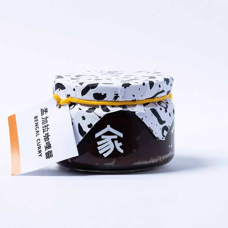 【花蓮家咖哩】孟加拉咖哩醬 - 醬料/調味料 - 其他材質 白色