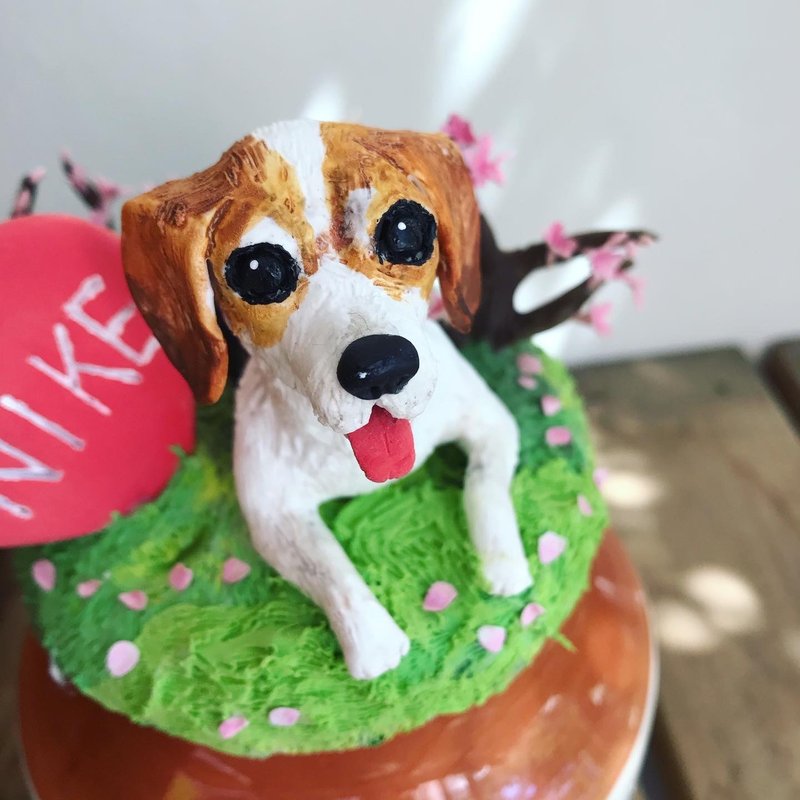 Custom clay figure with light for retirement gift, graduation gift. - ภาพวาดบุคคล - ดินเหนียว สีน้ำเงิน