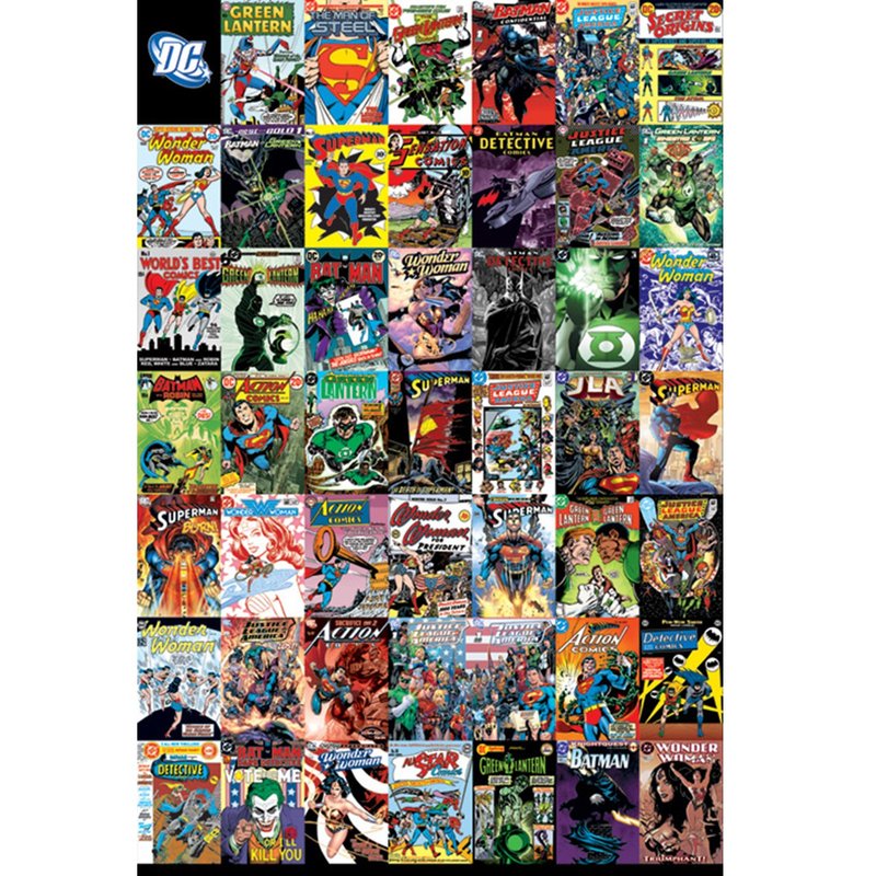DC漫畫蒙太奇 DC Comics -  進口海報 - 海報/掛畫/掛布 - 其他材質 多色