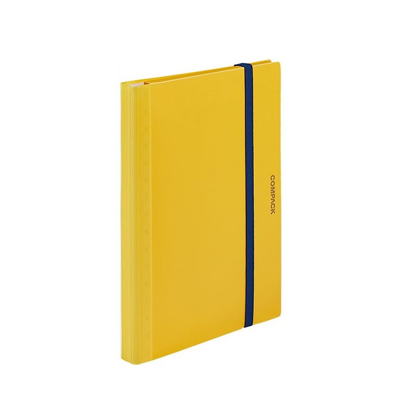 【KING JIM】COMPACK Foldable Folder Yellow A4 10-page (5894H-YL) - Folders & Binders - Plastic Yellow
