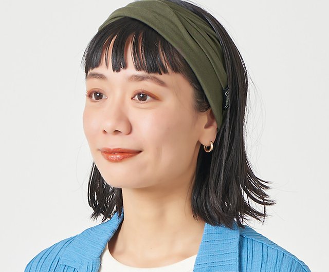 Yoga Headband, Techwear, Viscose Double Turban, Wide Headband