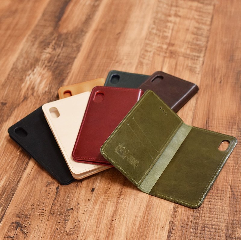 姫路産馬革 ホースレザー スマホケース iPhone14 Smartphone case Notebook JAK002 - 手機殼/手機套 - 真皮 多色