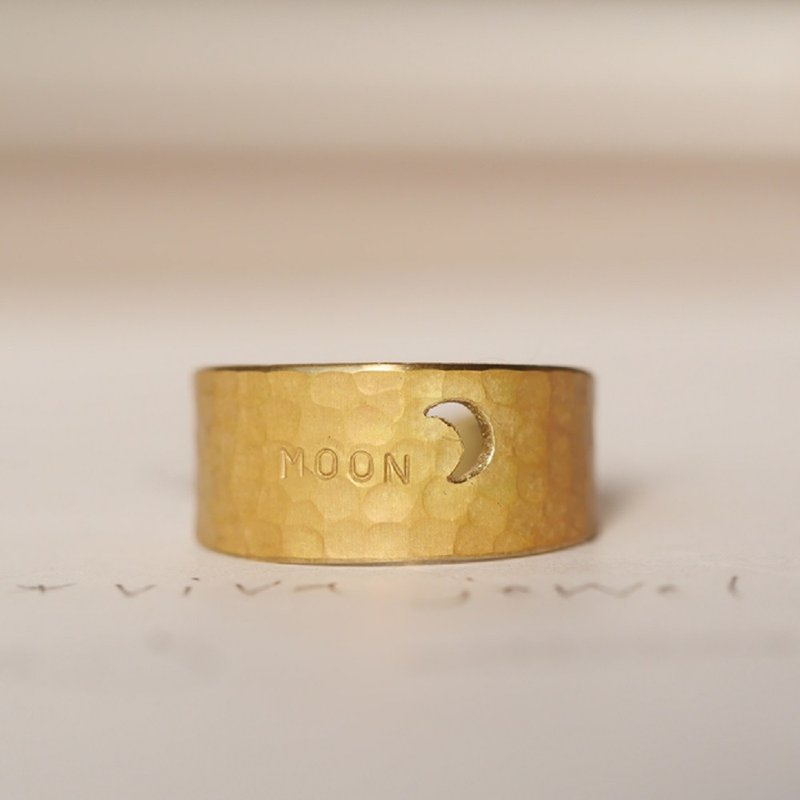 BRASS  MOON リング　　受注製作 - 戒指 - 銅/黃銅 金色