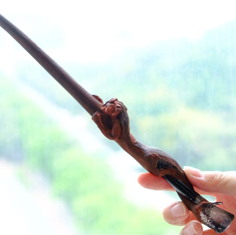 Mandy 客製的人魚魔杖【Fantastic Beast Mermaid Wand】 - 擺飾/家飾品 - 黏土 咖啡色