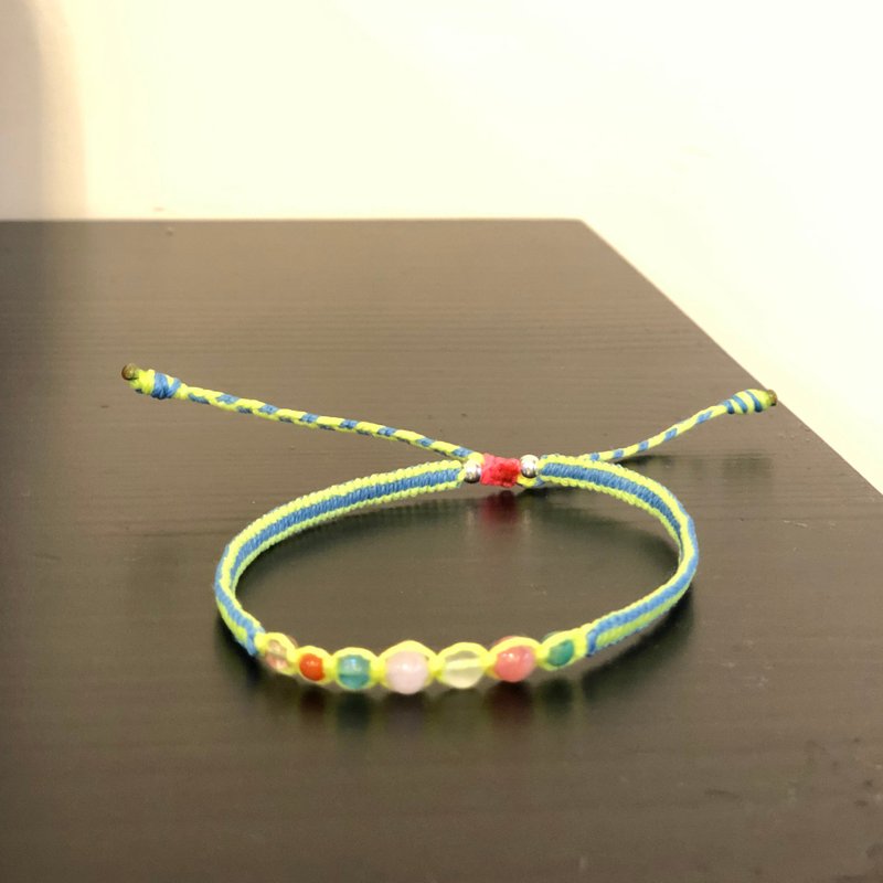 [Customized gift] Bing Chenguang customized length anklet/two types - กำไลข้อเท้า - ขี้ผึ้ง หลากหลายสี