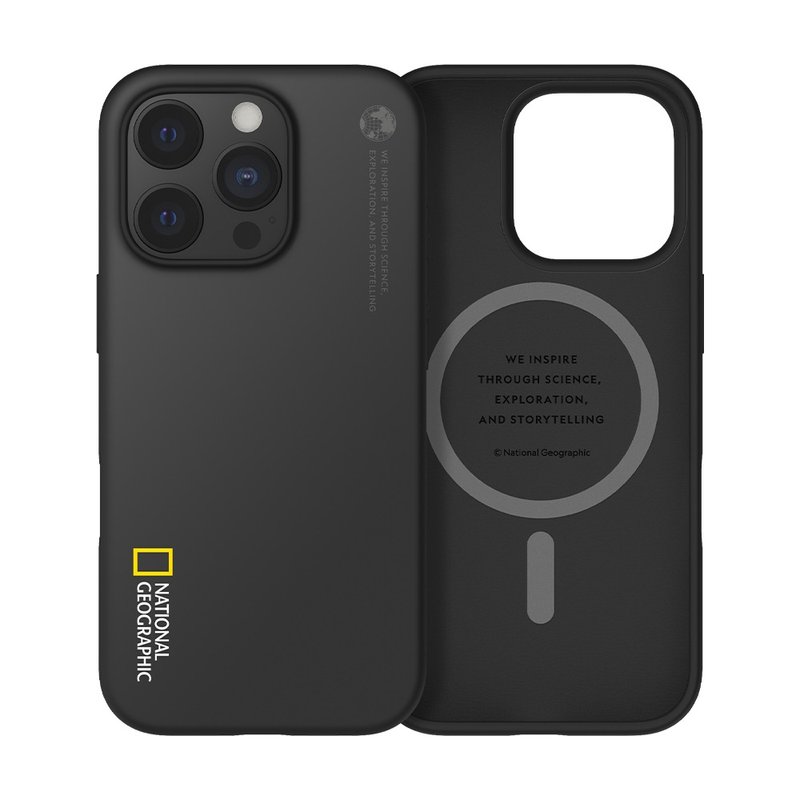 National Geographic/Silicon Magnetic Silicone Protective Case iPhone16 Series Mobile Phone Case - เคส/ซองมือถือ - พลาสติก 