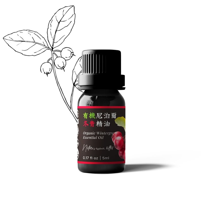 【卡佛香】有機尼泊爾冬青精油 - 香氛/精油/擴香 - 玻璃 黑色