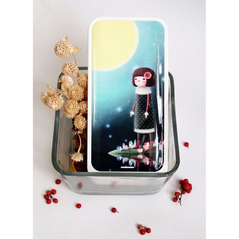 Painted Power Bank~Song of Moon River~Cultural and Creative Gifts - ที่ชาร์จ - พลาสติก 