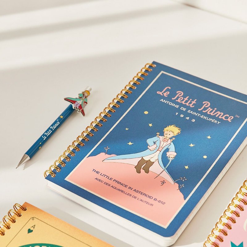 7321 Design Little Prince Gold Ring Notebook - Cape, 73D73938 - Notebooks & Journals - Paper Blue