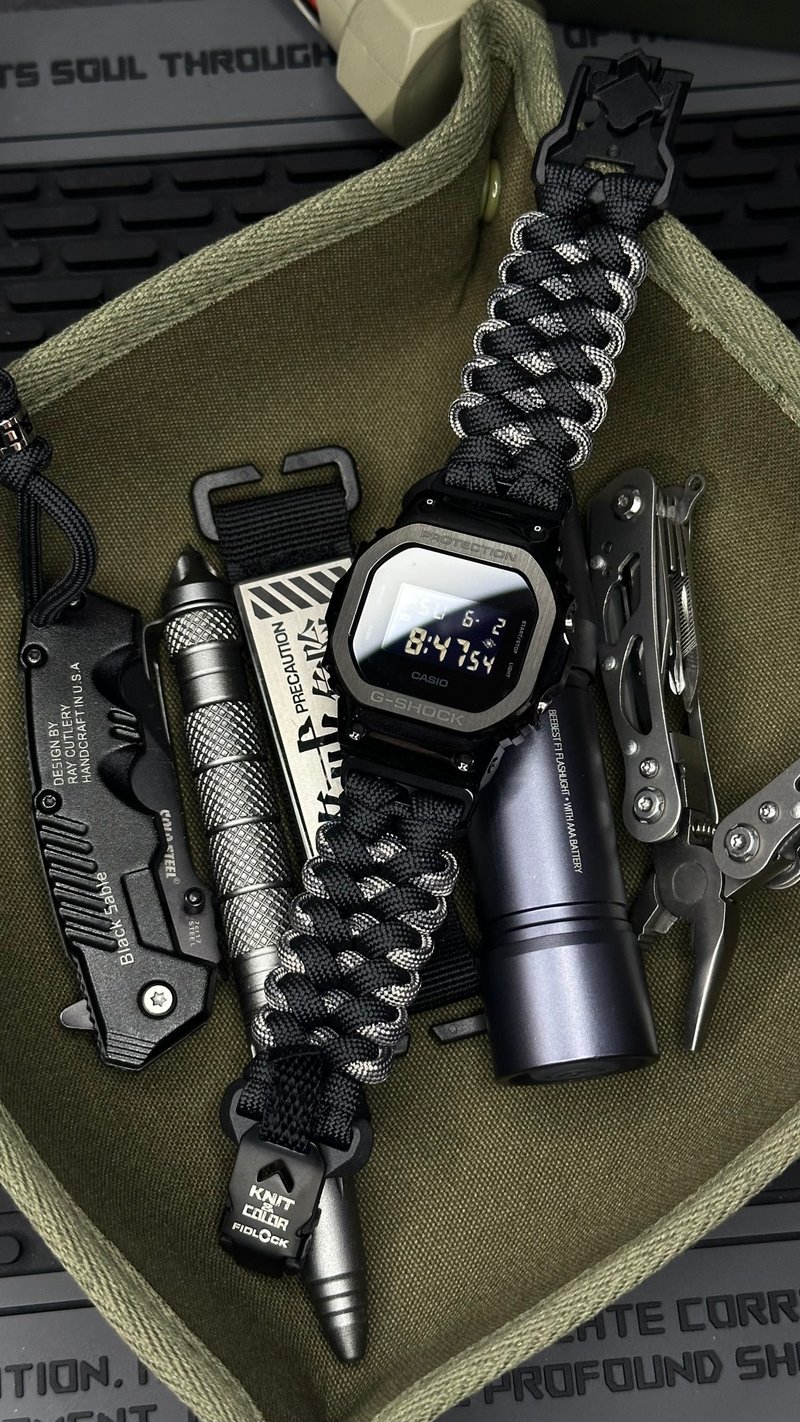 [Customized] G-Shock paracord watchband/ Paracord watchband for G-shock - Watchbands - Nylon 