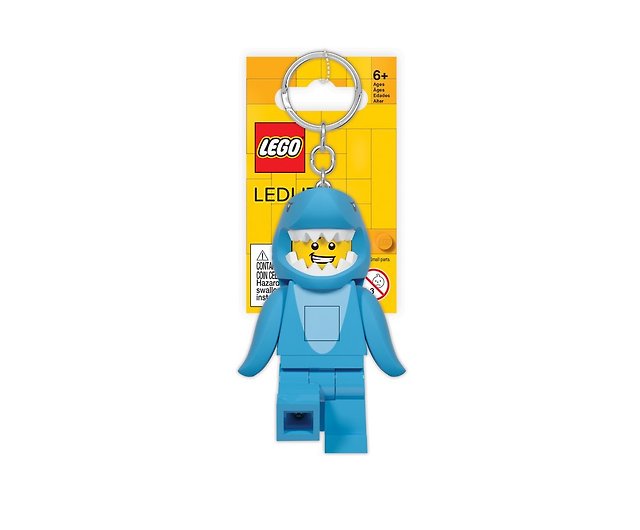 ironi Museum Rytmisk LEGO Shark Man Key Ring Light LGL-KE155 - Shop kksteam360 Keychains - Pinkoi