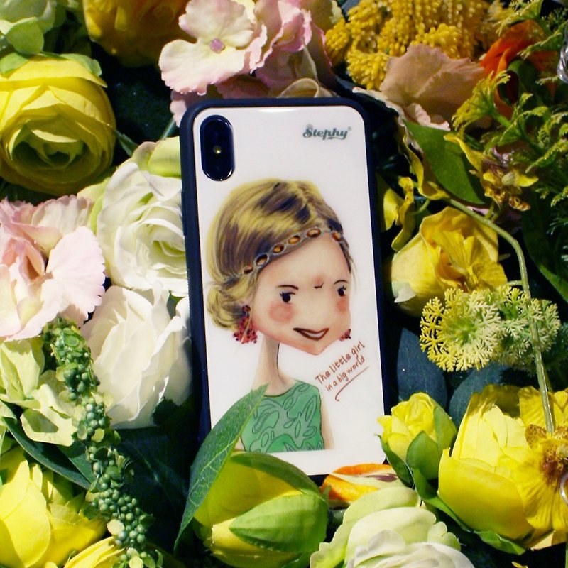 Stephy -First Banquet-Personalized Custom Tempered Glass Phone Case / iPhone X - Phone Cases - Other Materials 