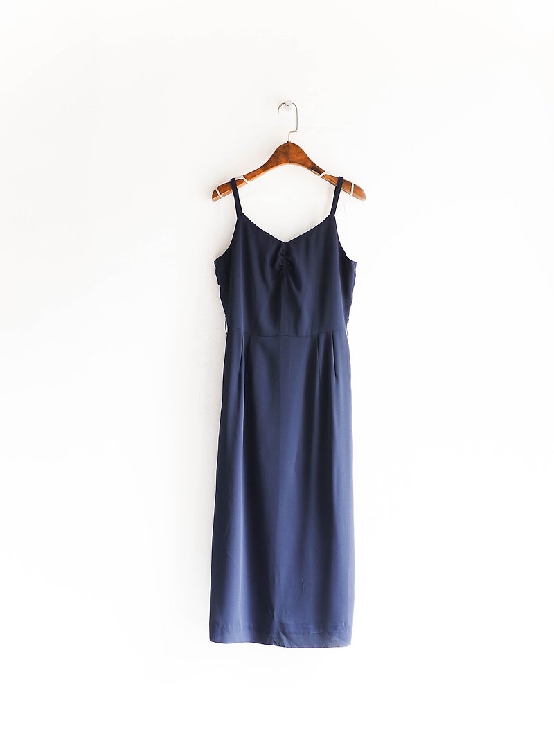 River water mountain - Kagawa whale dolphin sweep plains classic antique dress silk dress overalls oversize vintage dress - One Piece Dresses - Polyester Blue