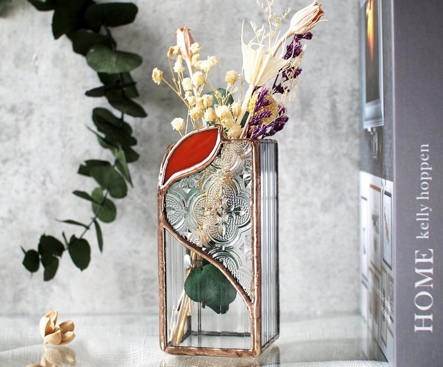 ベゴニアの花 ガラス製 花瓶・ペンホルダー ・花器 - ショップ mocat 花瓶・植木鉢 - Pinkoi