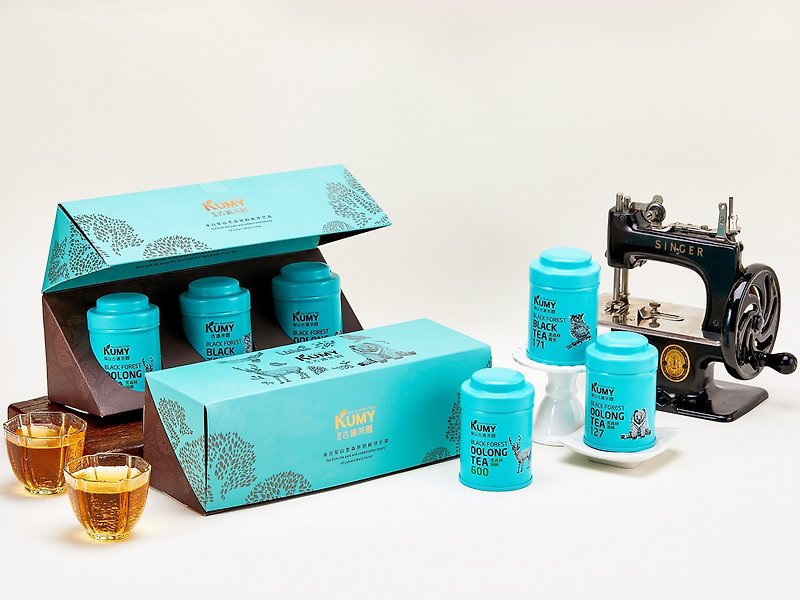 Tea Gift Set, Star Ornament_Black Forest (Oolong127, Oolong600, Black tea171) - ชา - อาหารสด สึชมพู