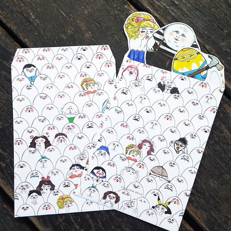 Eggheads crew paper bag/ 5pics - Envelopes & Letter Paper - Paper White
