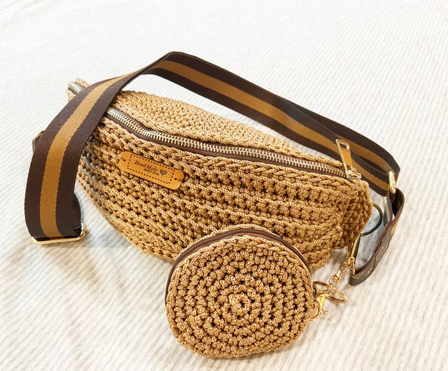 Rattan discount belt bag