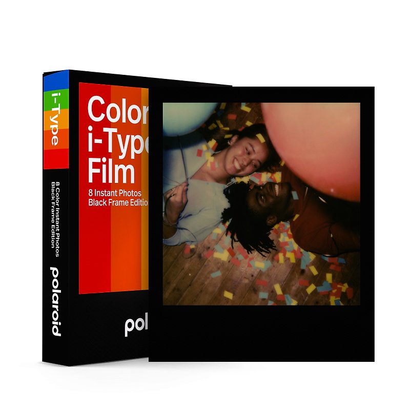 Polaroid - i-Type 黑色框即影即有菲林相紙 – (8張) - 相機/拍立得 - 其他材質 黑色