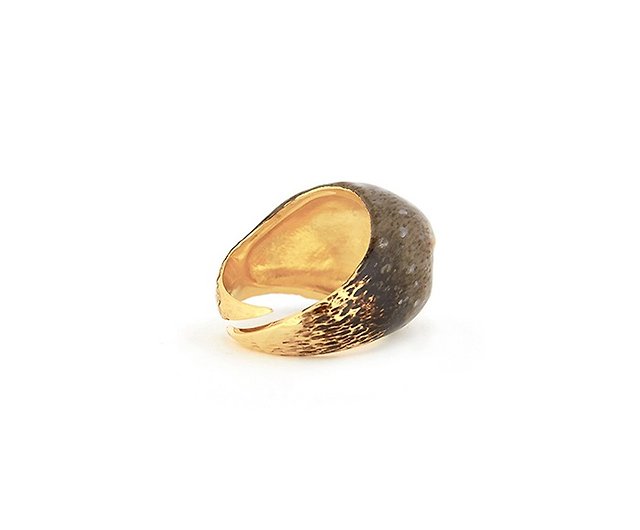 幸せなニシアメリカフクロウの指輪 - ショップ GOODAFTERNINE リング 