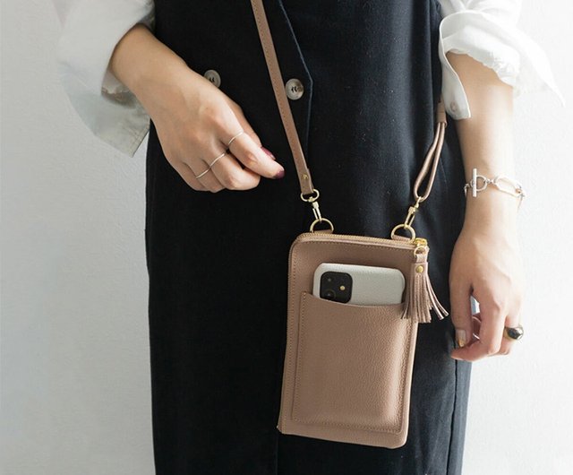 小物 Leather Shoulder Wallet [HIMEJI LEATHER] Leather Shoulder Wallet [HIMEJI LEATHER] – PRY