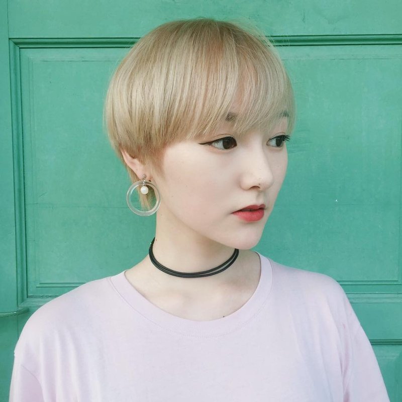 Marygo﹝清爽繽紛透明圓﹞珍珠耳環 - 耳環/耳夾/耳骨夾 - 壓克力 多色