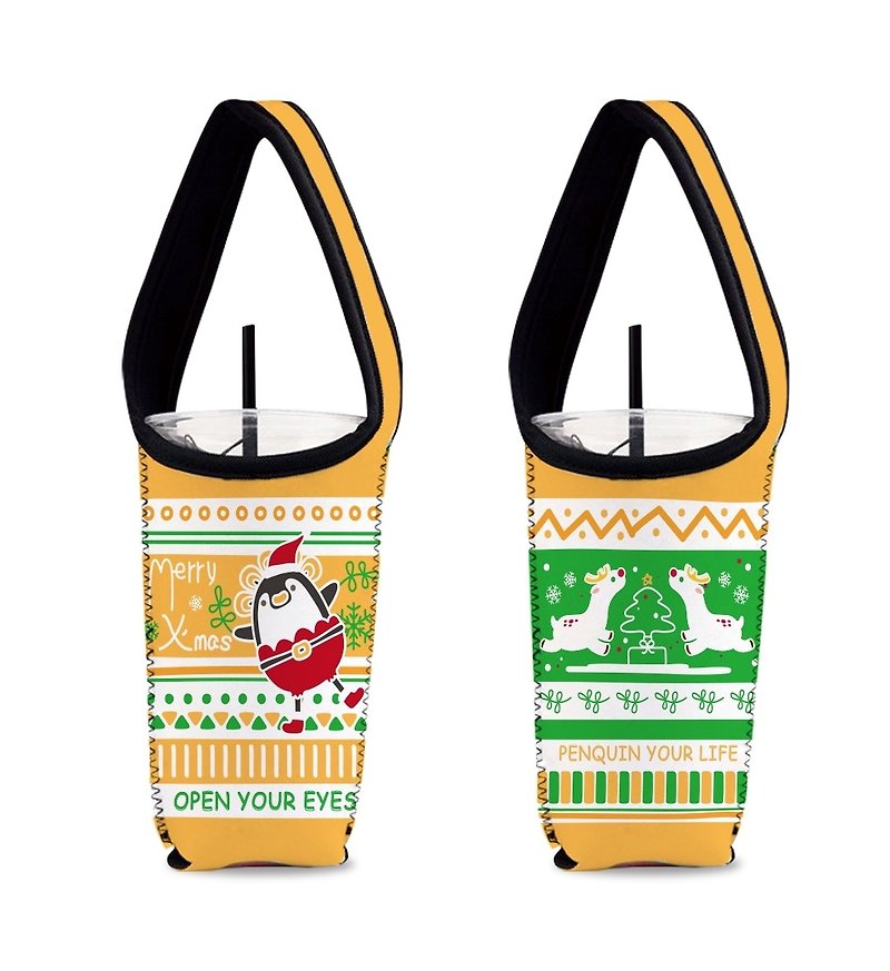 Skin Wide PeaQuin Drink Bag - Christmas Series_Christmas Stockings - Beverage Holders & Bags - Other Materials 