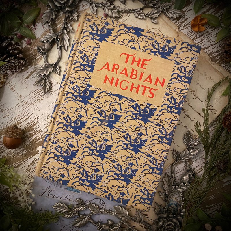 1953年英國出版The Arabian Nights -天方夜譚 - 刊物/書籍 - 紙 黑色